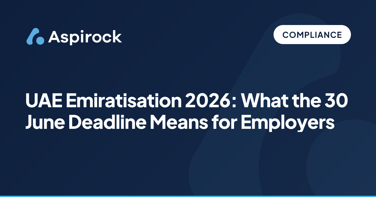 UAE Emiratisation 2026: The 30 June Deadline | Aspirock